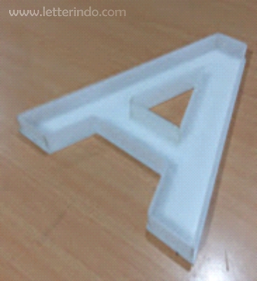 jasa huruf timbul acrylic kopong di jakarta dan tangerang